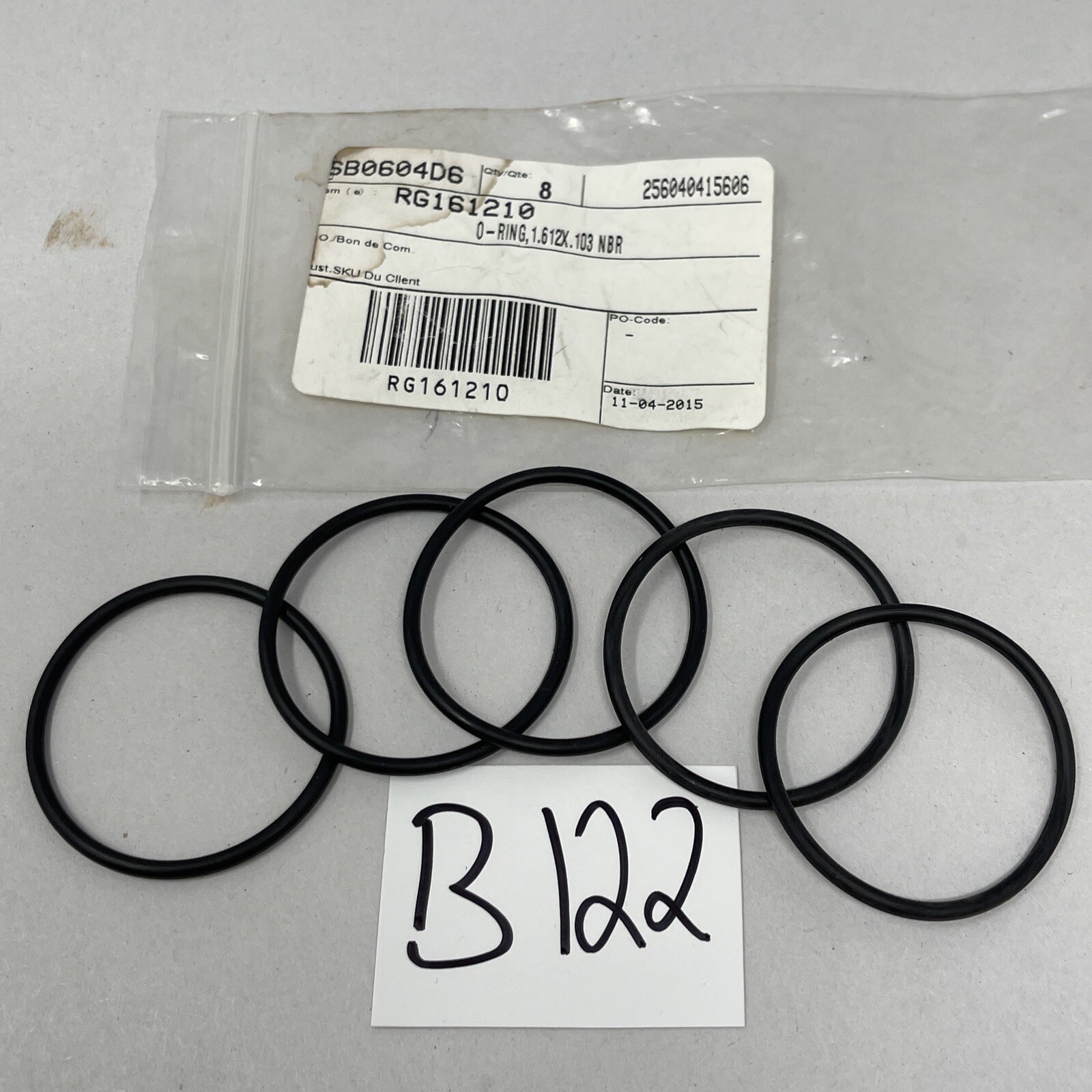 NOS Bostitch O-Ring 5-Pack RG161210 B122