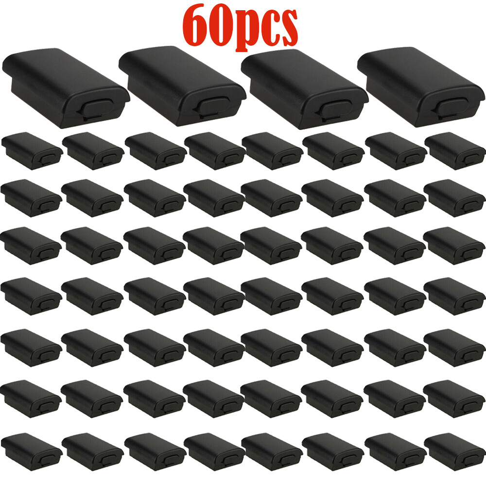 Black AA Battery Back Cover Case Shell Pack For Xbox 360 Wireless Controller 60X