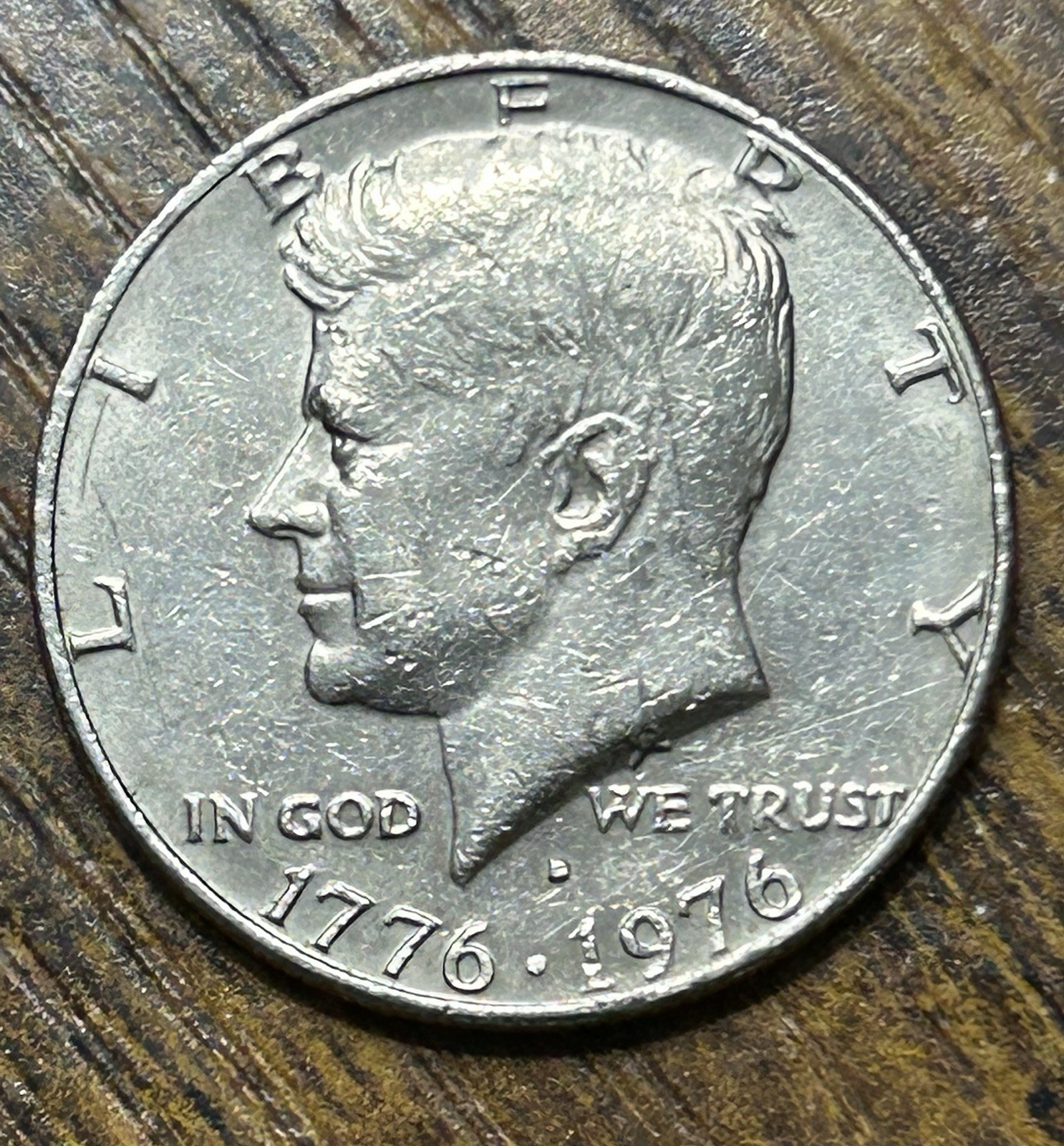 1776–1976 Bicentennial Kennedy Half Dollar D Mint