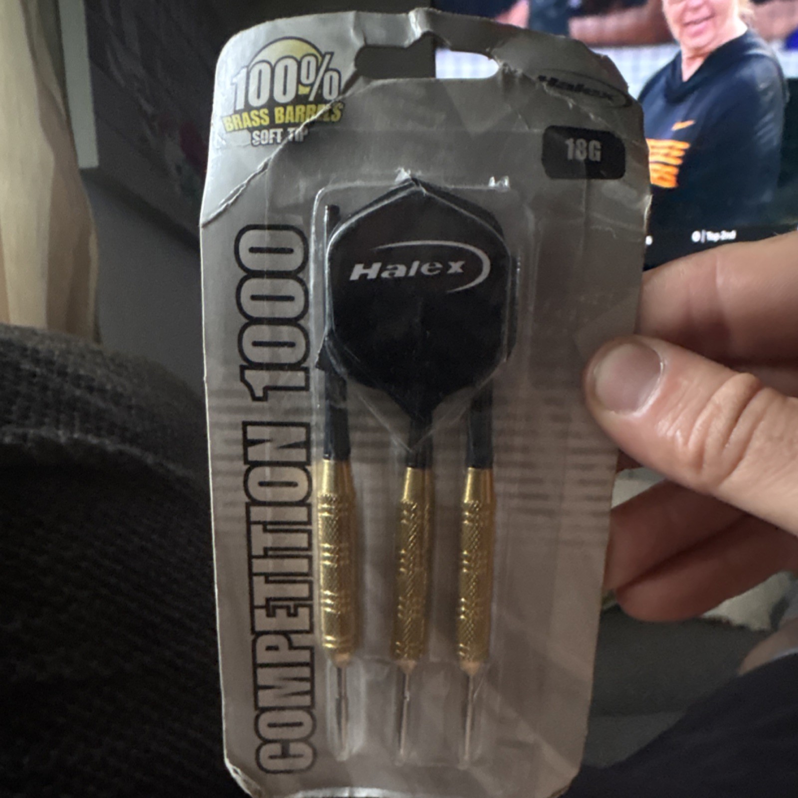 Halex Competition 1000 Soft Tip Darts 18g Brass Barrels MPN 66200