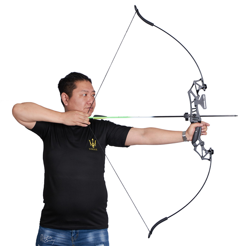 53" Archery Takedown Recurve Bow & Bow Sight Arrow Rest for Right Hand Beginner