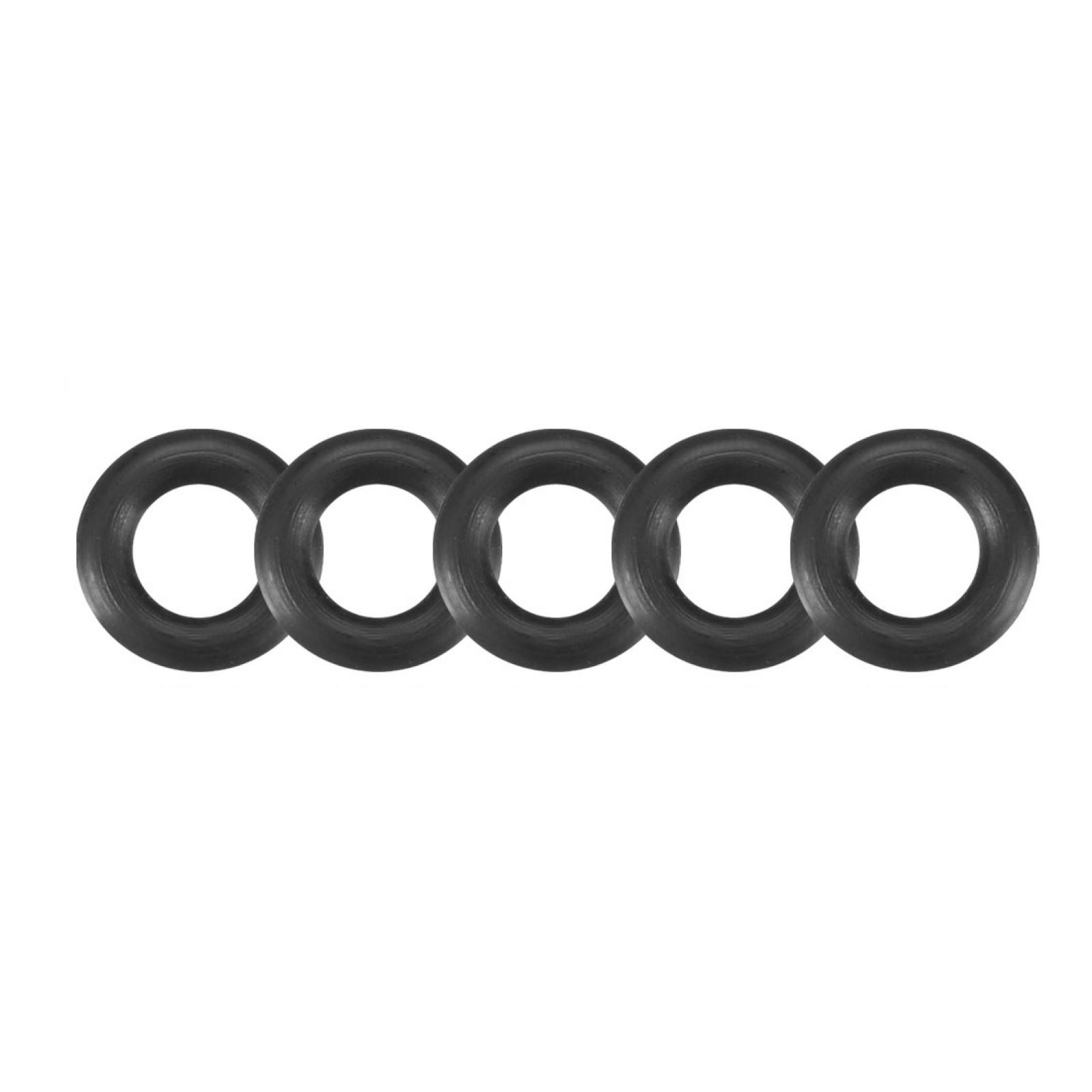 30 Pcs Black 8mm x 2mm Rubber Oil Resistant Sealing Ring O-shape Grommets
