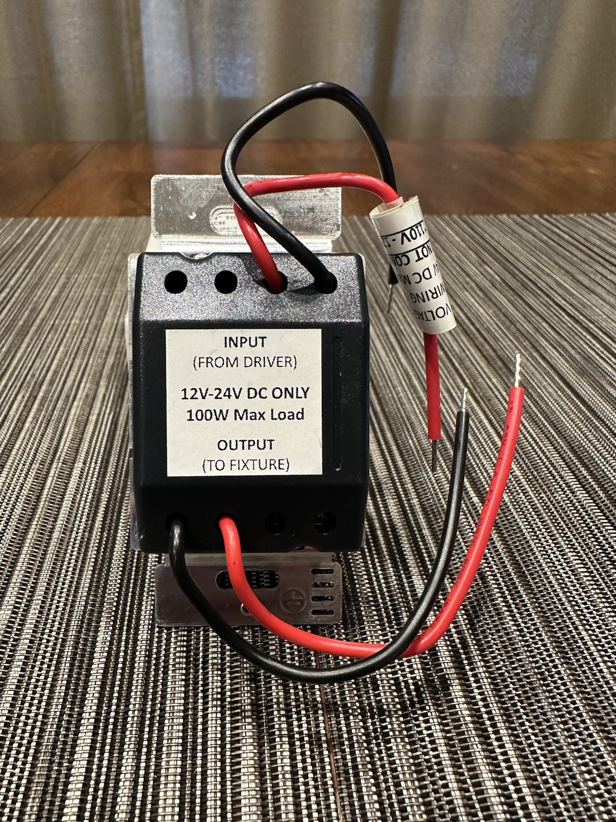 Reign Wall Mount LED Touch Dimmer 12-24VDC Constant Voltage Light Almond