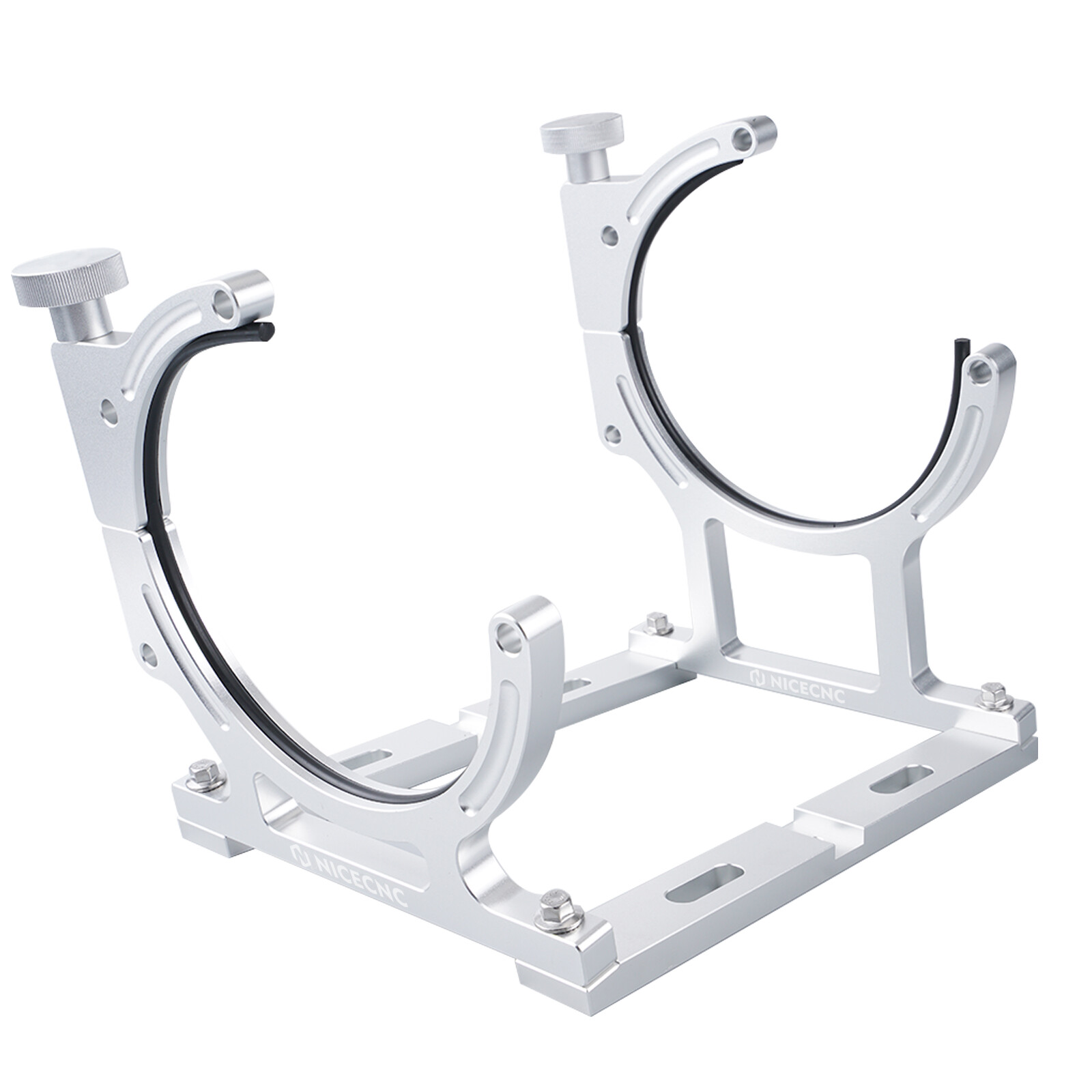 NICECNC 7" Nitrous Oxide Single Bottle Bracket Aluminum Anodized Mount Brackets