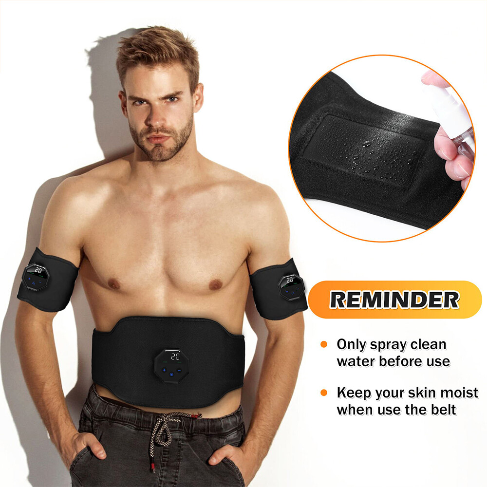 Electric Muscle Toner Simulation ABS Fat Burner Toning Belt Belly Shaper Machine