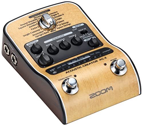 ZOOM ズーム Acoustic Creator アコースティックギター用プリアンプ AC-2 From Japan