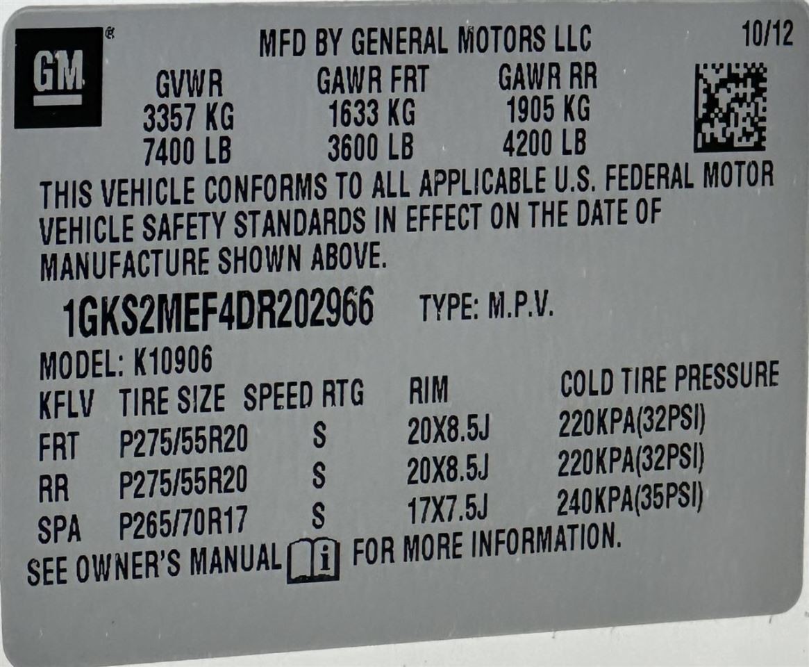 Camera/Projector Radar Unit Quarter Panel Mounted Fits 11-14 ESCALADE 2714578