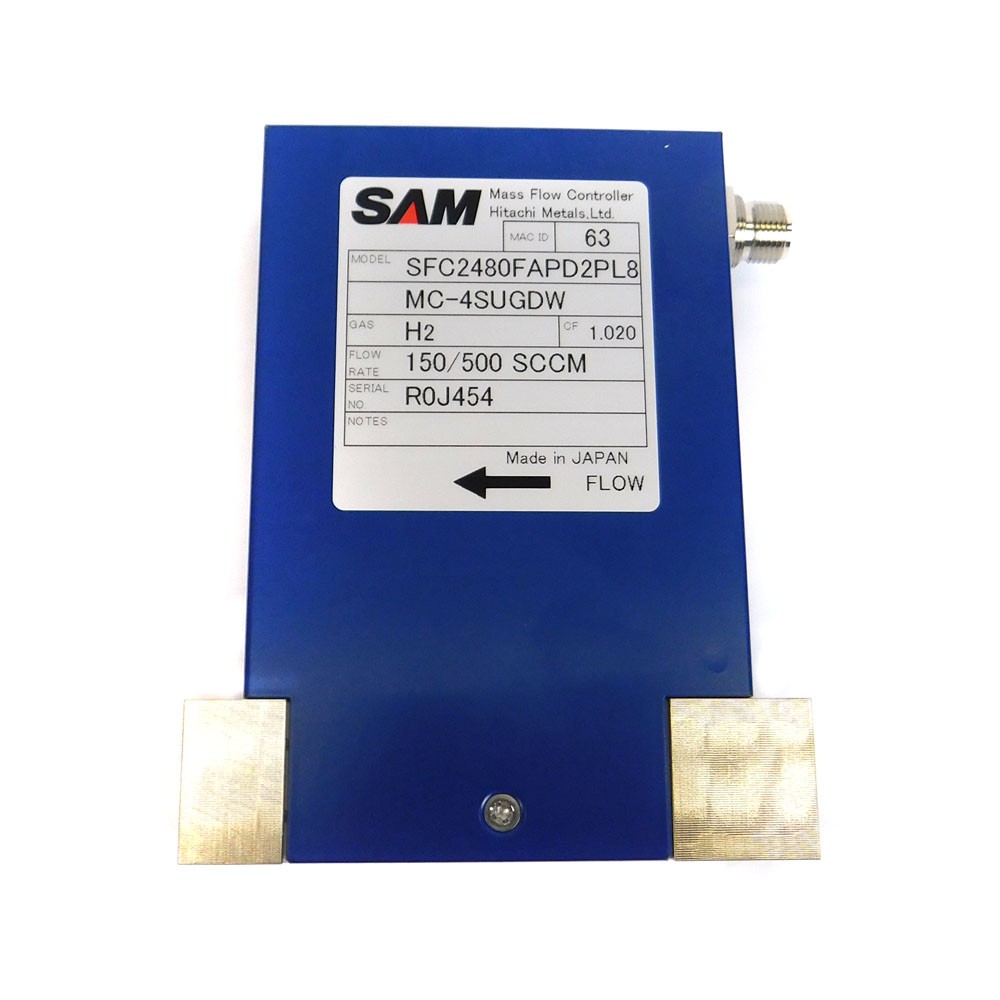 Sam (Hitachi) SFC2480FAPD2PL8 Mass Flow Controller MFC H2 .5 SLM MC-4SUGDW