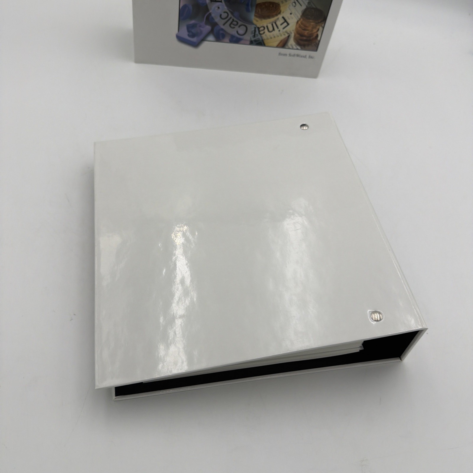 Final Calc Amiga Complete Box Binder Manual 4 Disks Tested SoftWood Spreadsheet