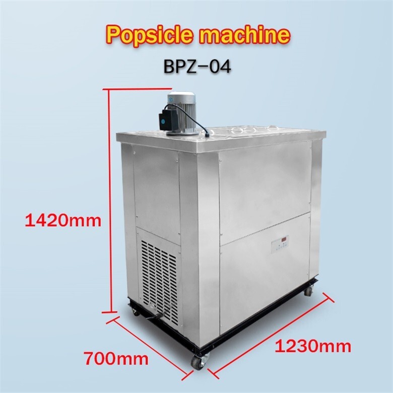 Kolice Commercial Four Mold set ice pop Machine,ice popsicles Making Machine