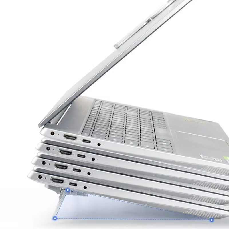 Portable Mini Laptop Stand Holder for Computer Keyboard Adjustable Legs Bracket