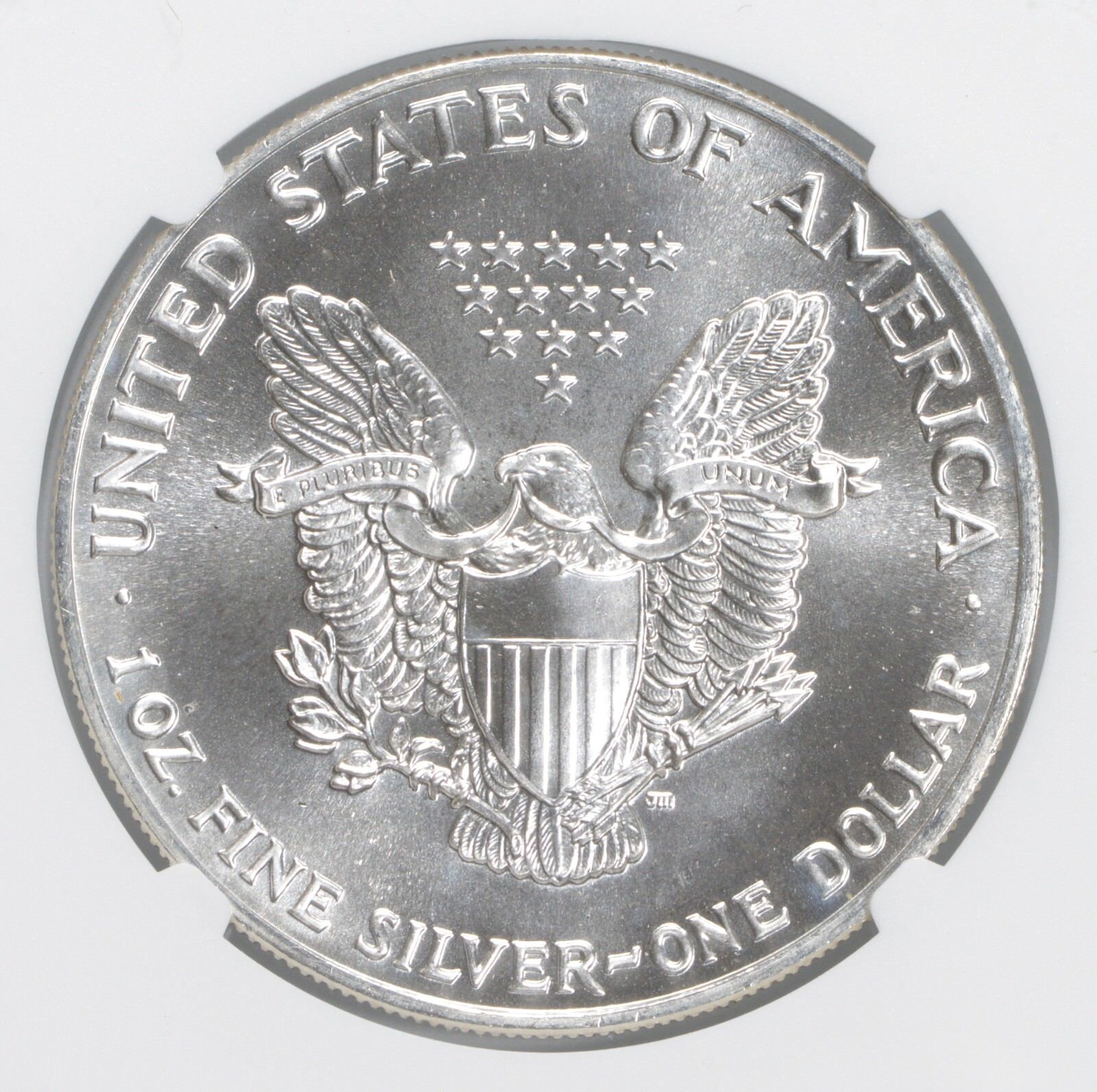 MS69 1990 American Silver Eagle NGC Brown Label