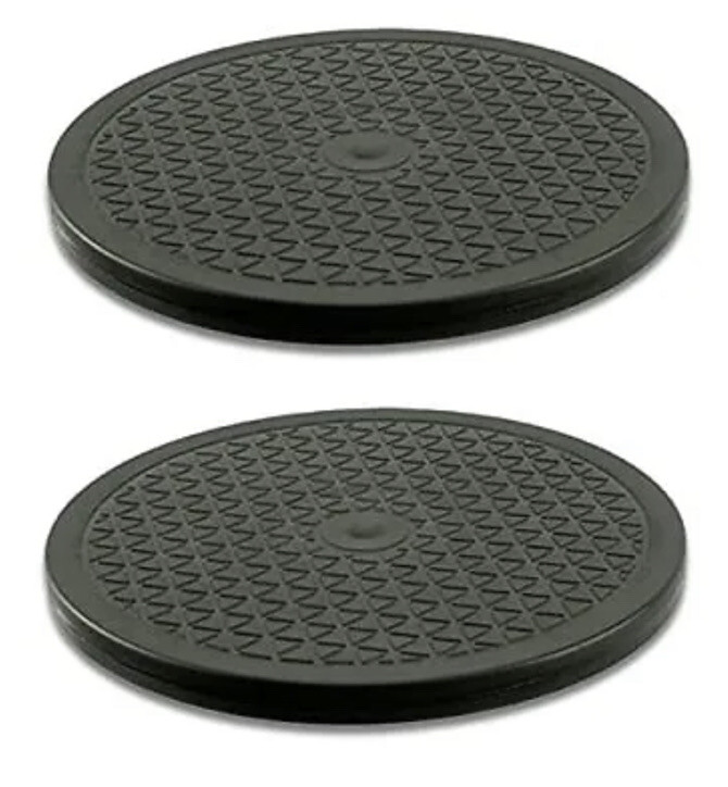 2 Pcs 10 Inch Heavy Duty Rotating Swivel Stand - Lazy Susan with Steel Ball B...