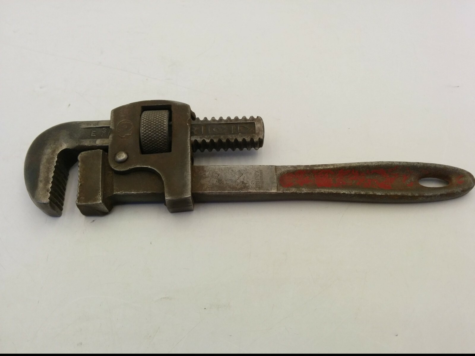 VINTAGE DUREX WEST GERMANY #10 ADJUSTABLE PIPE WRENCH, 9" LONG