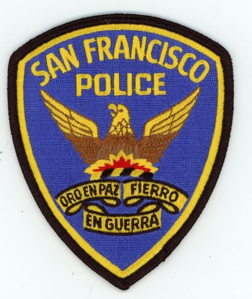 CALIFORNIA CA SAN FRANCISCO POLICE NICE SHOULDER PATCH SHERIFF