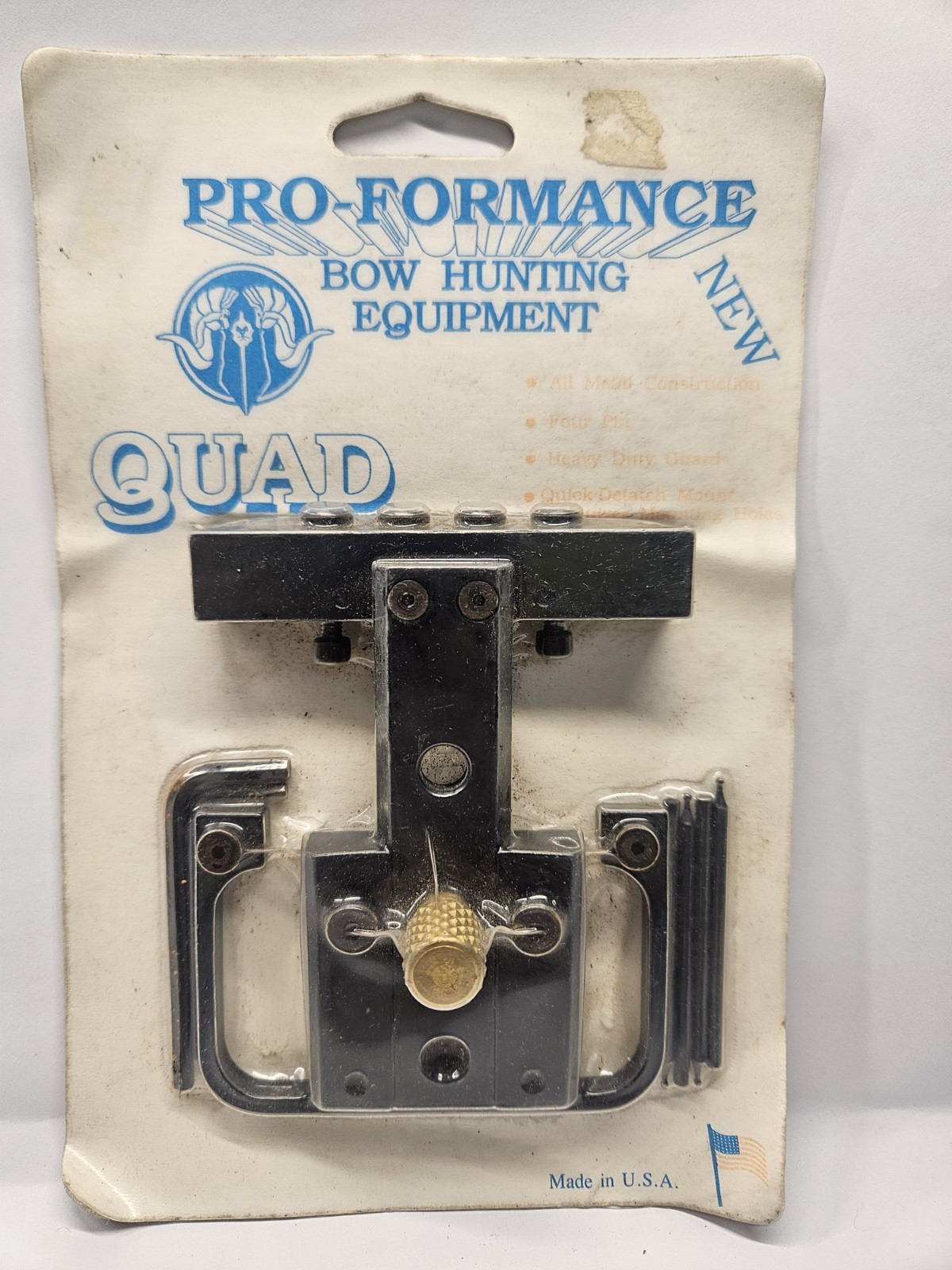 Pro-Formance Bow Hunting Equipment Quad 4 Sight Pins With Bracket