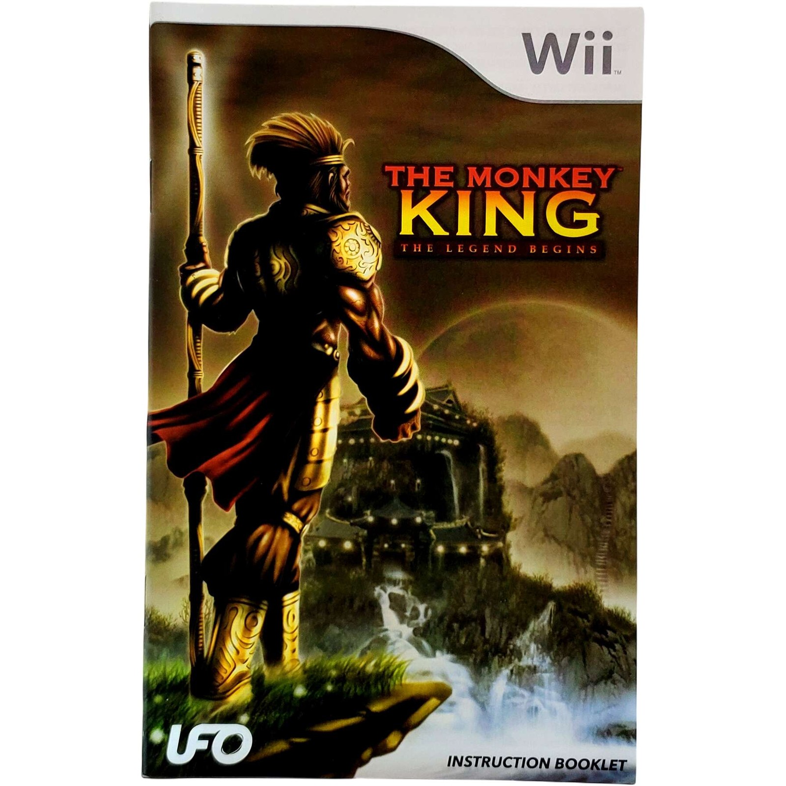 (Manual Only) Monkey King The Legend Begins - Nintendo Wii Excellent Original