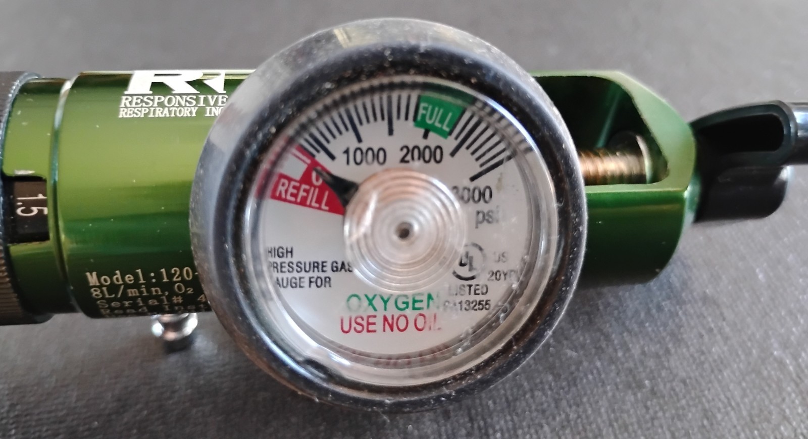 Responsive Oxygen Regulator
