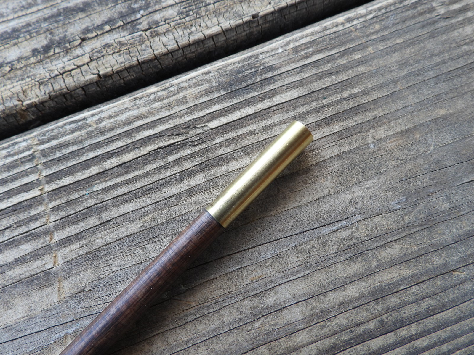Pedersoli Kentucky Pistol Ramrod Solid Hickory With Brass Threaded Ends (Late)