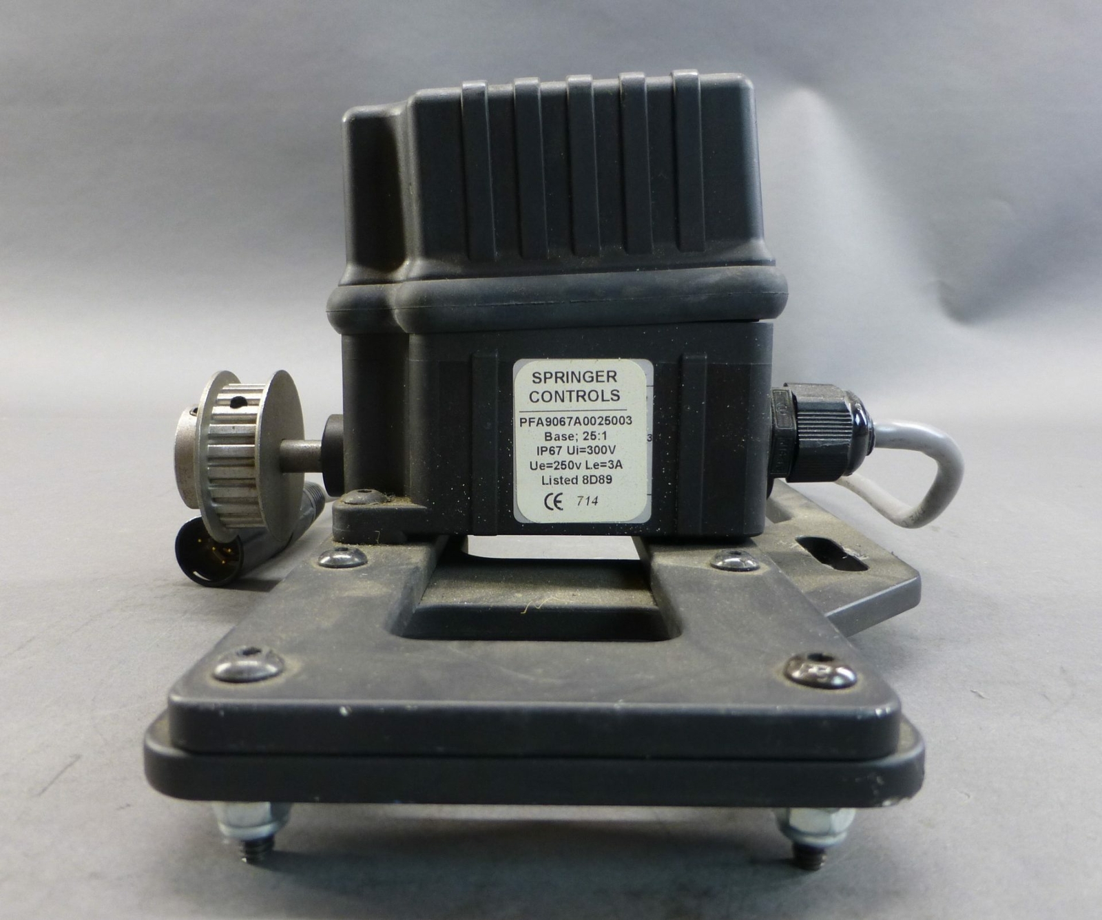 Springer Controls PFA9067A0025003 Rotary Limit Switch 25:1 Martin 22XL037 Bel...