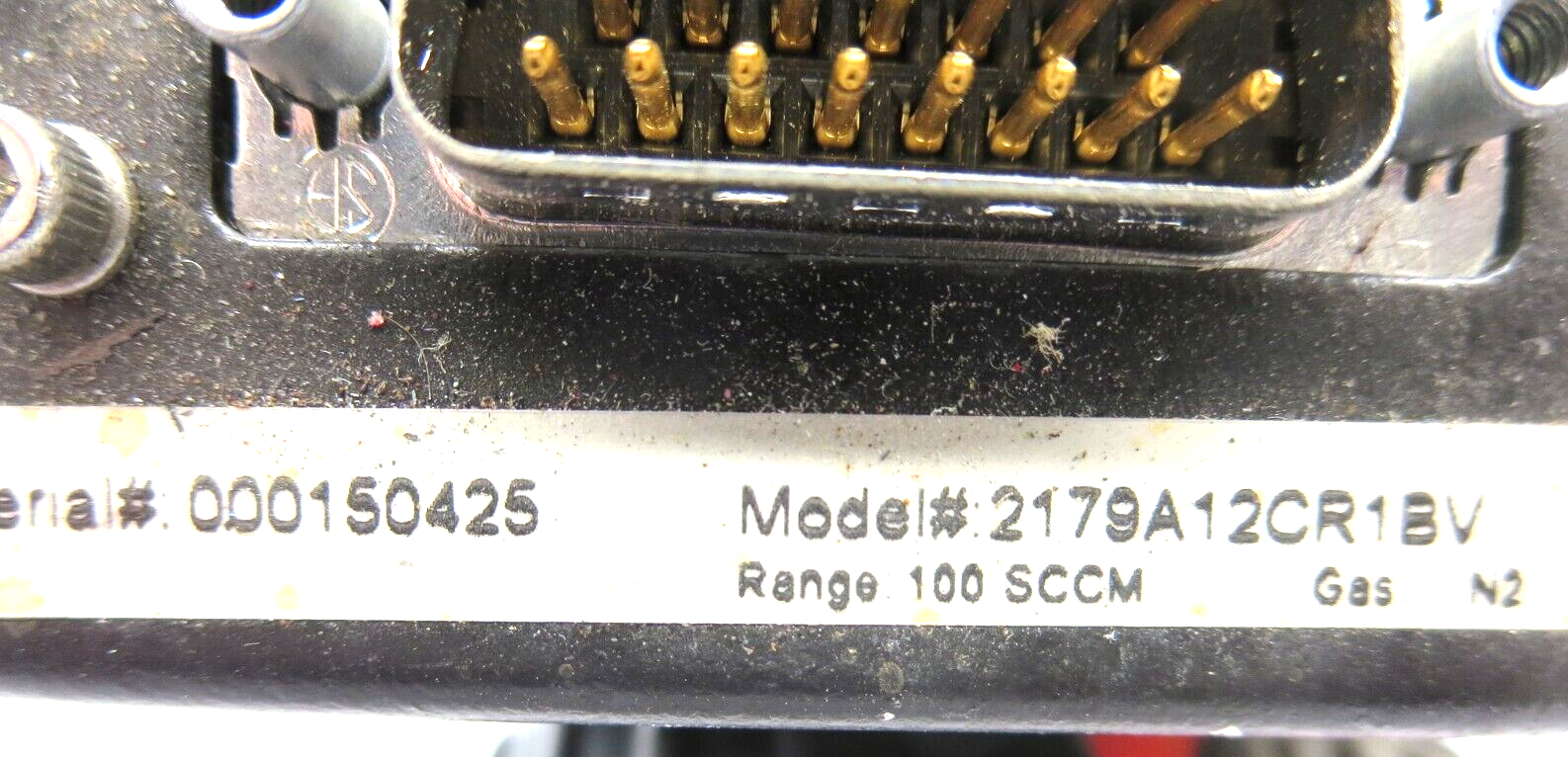 MKS Instruments 2179A12CR1BV Mass-Flo Controller Range 100SCCM Gas N2 Used