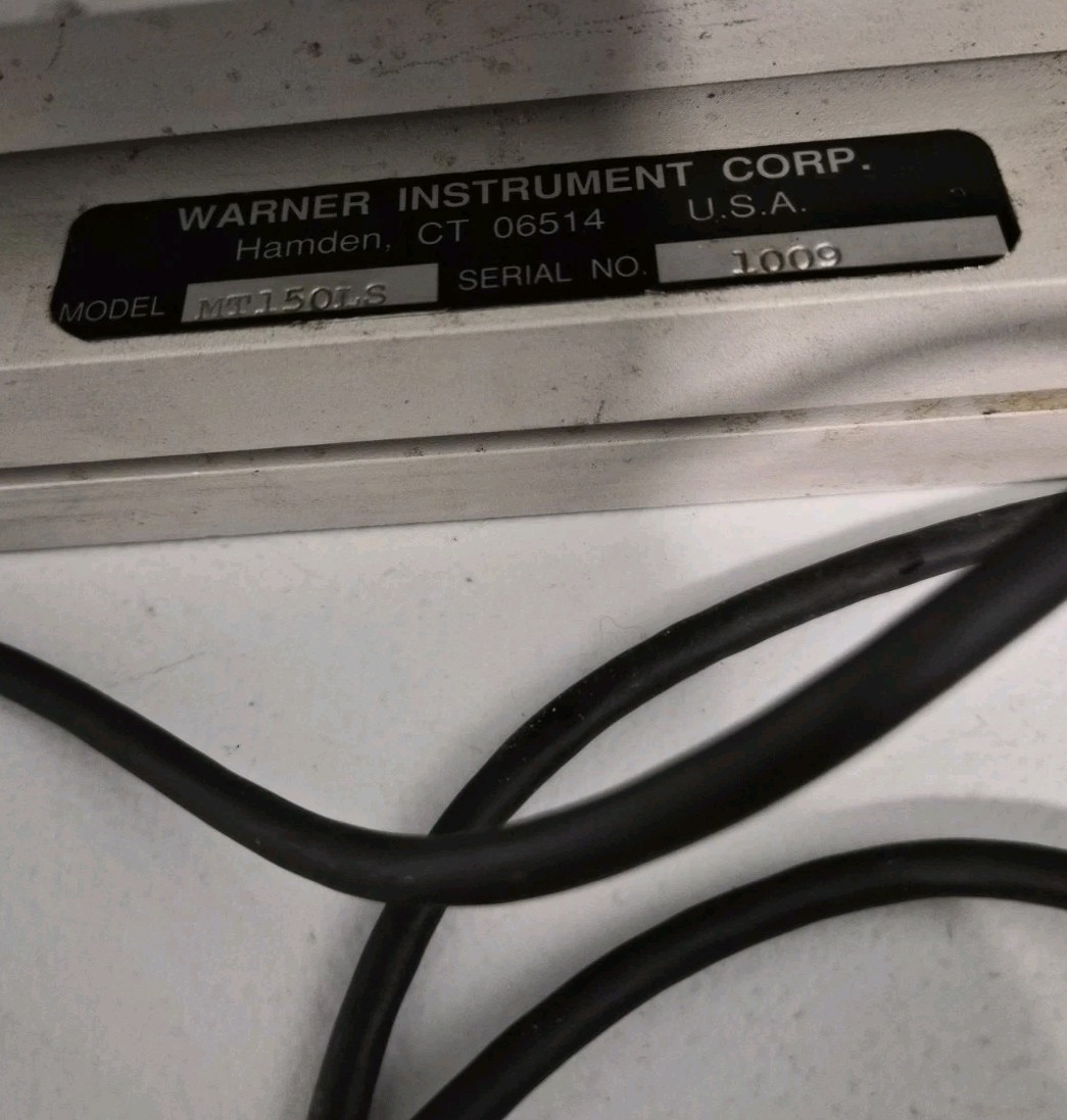 Warner MT150LS Motorized Microscope XY Translation Stage Table Lab Platform