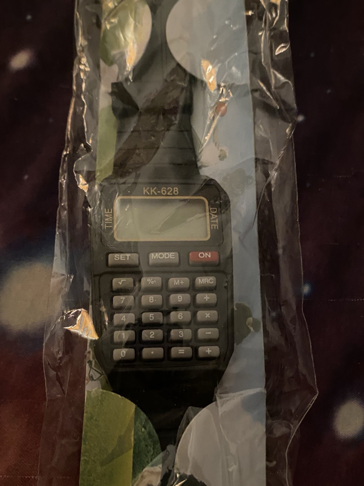 Vintage Digital Display Calculator Wrist Watxh KK-628 New NIP