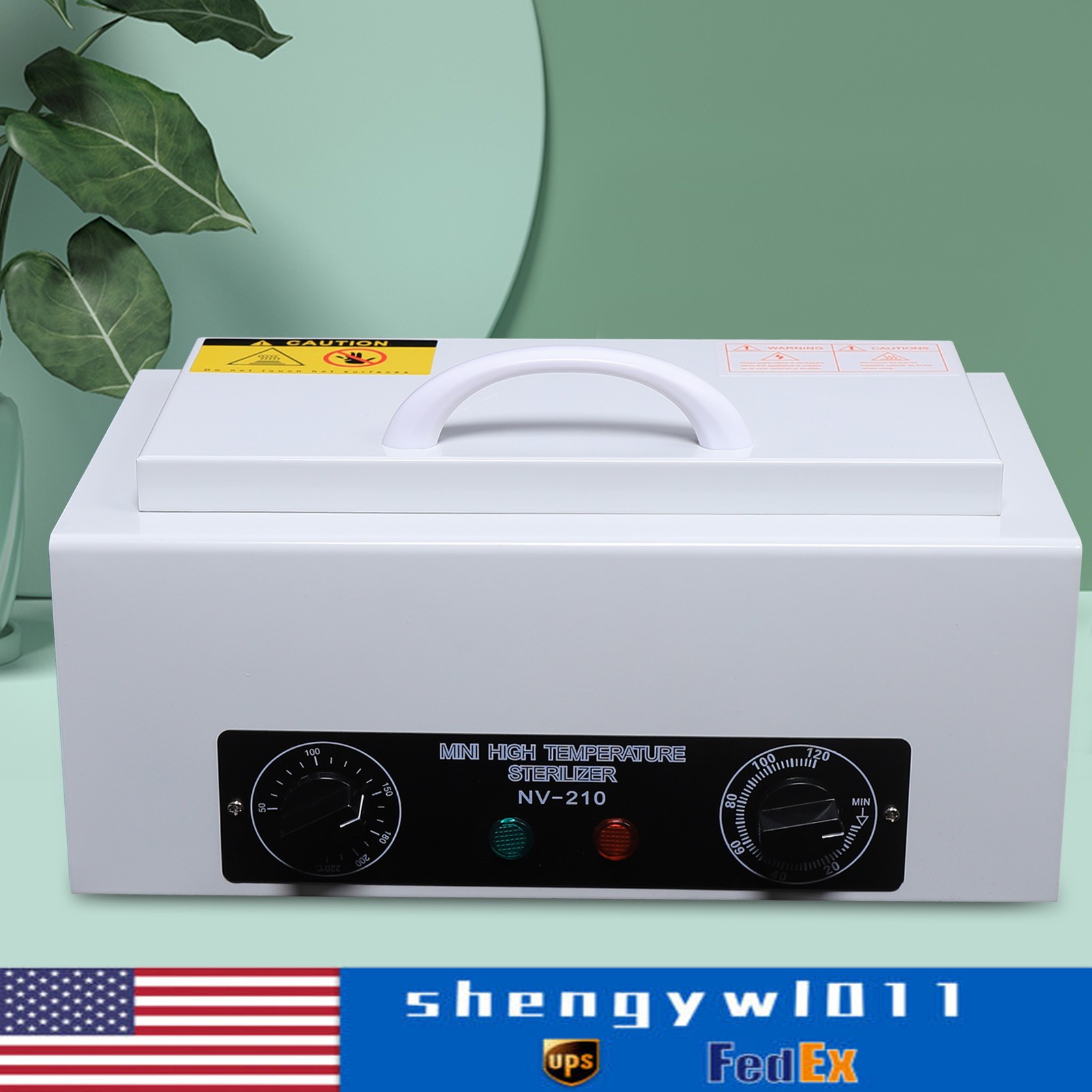 Dental Medical Dry Heat Sterilizer Autoclave Vet Tattoo Sterilizer Equipment US