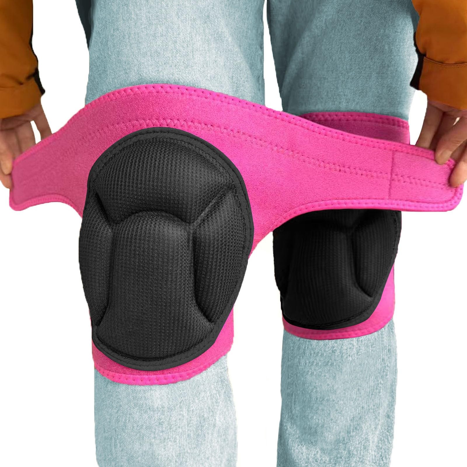 ' s Work Knee Pads for Gardening Cleaning Flooring, Thick Padded Foam Knee Pa...