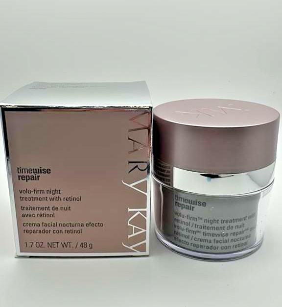 Mary Kay Timewise Repair Volu-Firm Night Treatment Cream w/ Retinol 1.7oz NEW