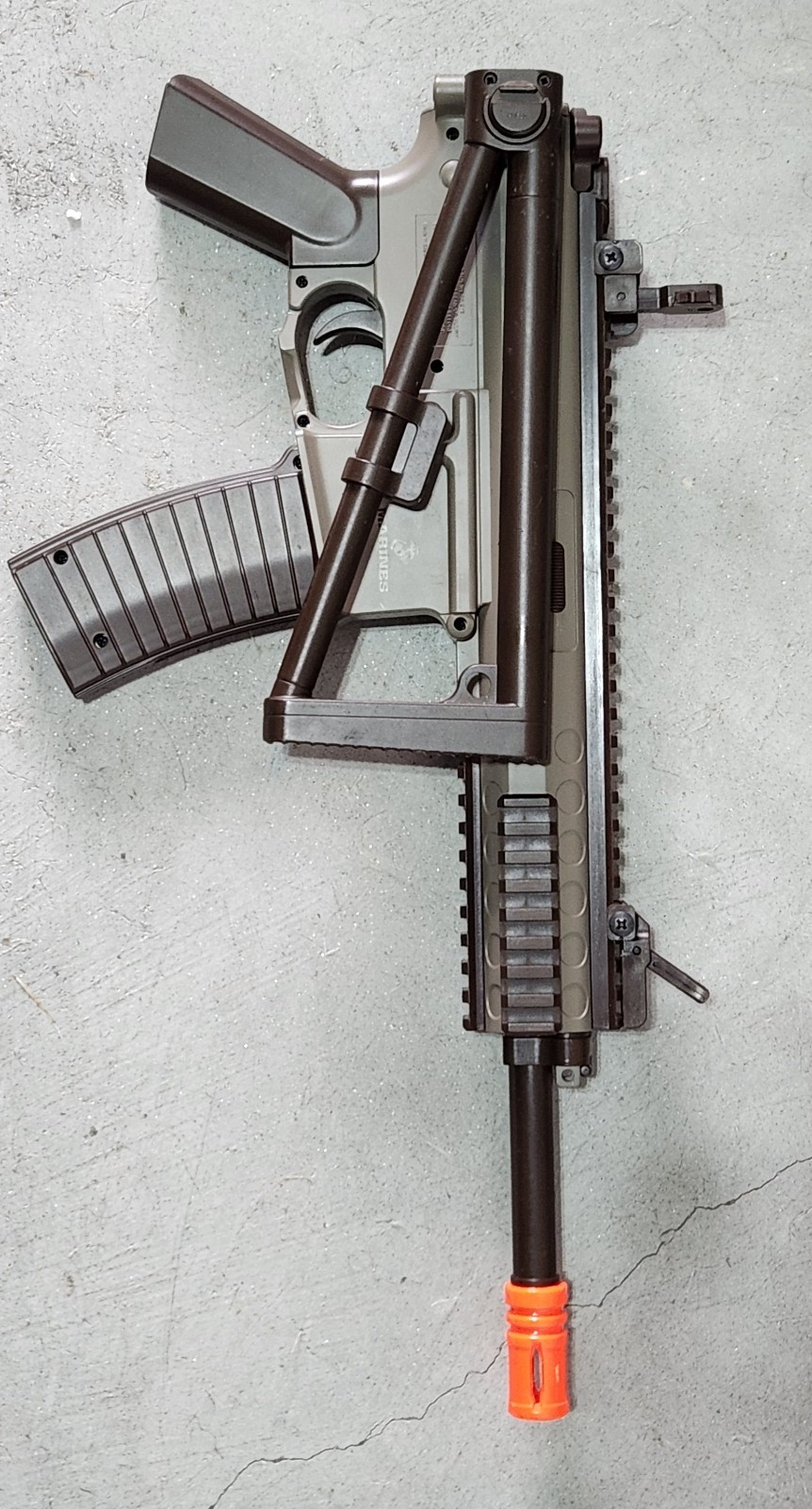 Marines SR01 Airsoft Gun Adjustable Shoulder Folding Stock Crosman