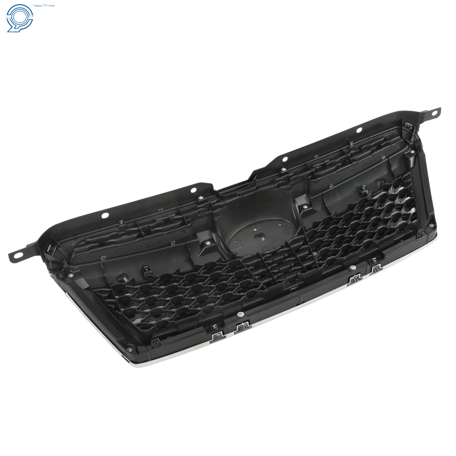 For Subaru Legacy 2013-14 Chrome+Blk Plastic Front Upper Bumper Grille Assembly