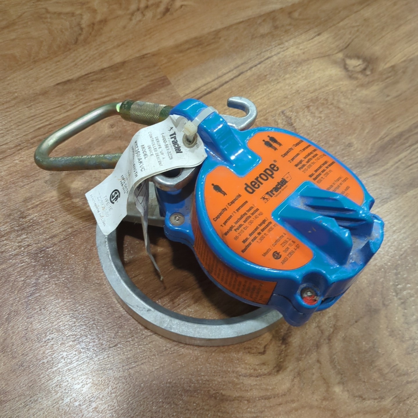 Tractel Derope Controlled Descent Rescue Device Recovery KT7350 AKVC