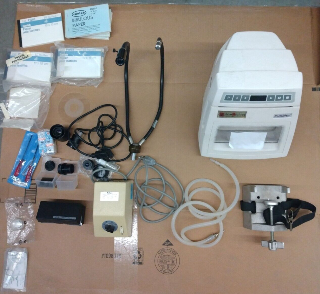 Microbiology International  Pulsifier PUL 100 with Parts and Supplies