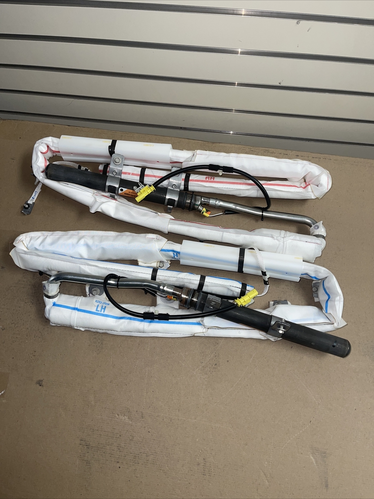 Silverado GMC Sierra Crew Cab LH RH Pair Roof Airbag Curtain Set OEM
