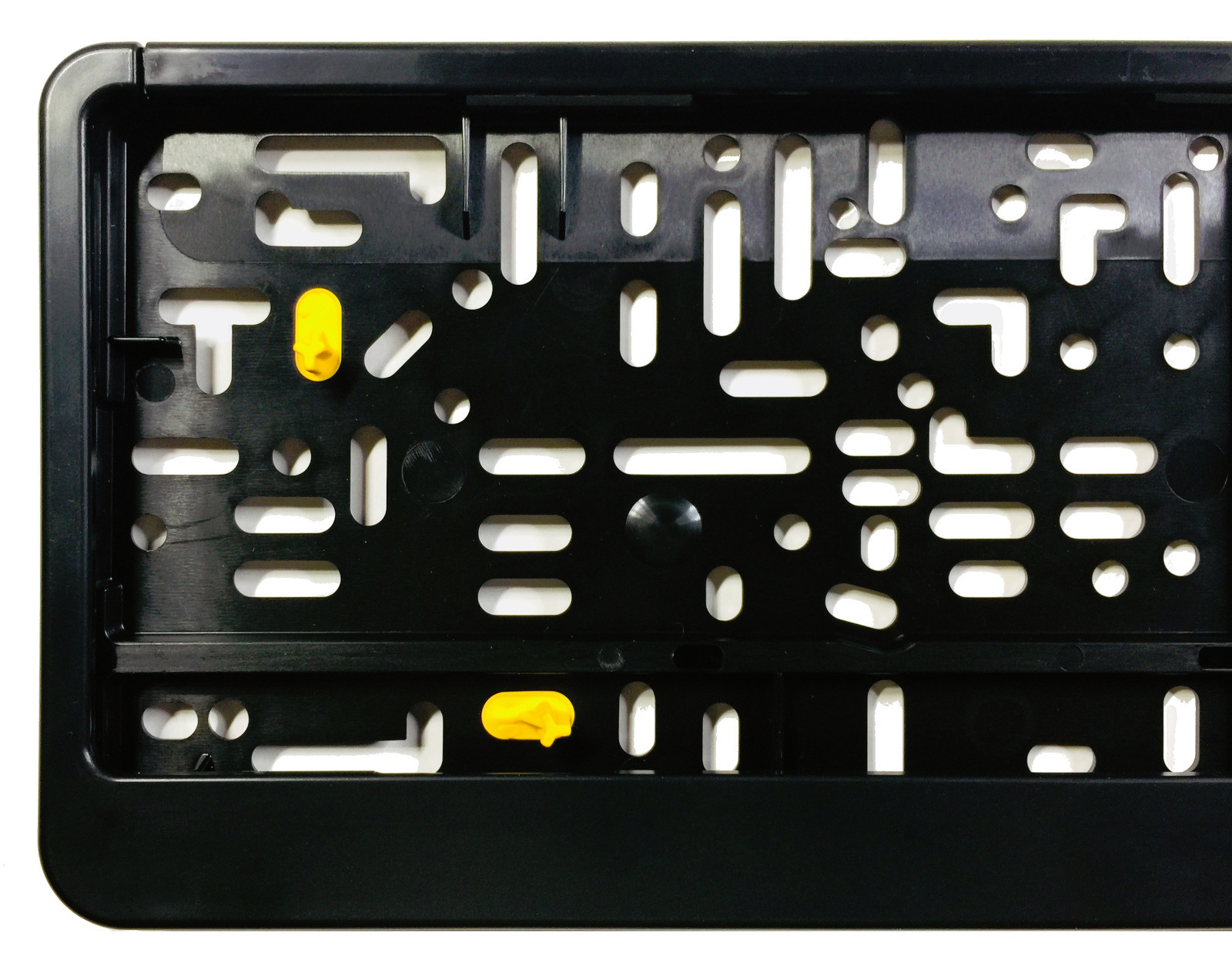 Premium German License Plate Frame - Evolution 3 - Black