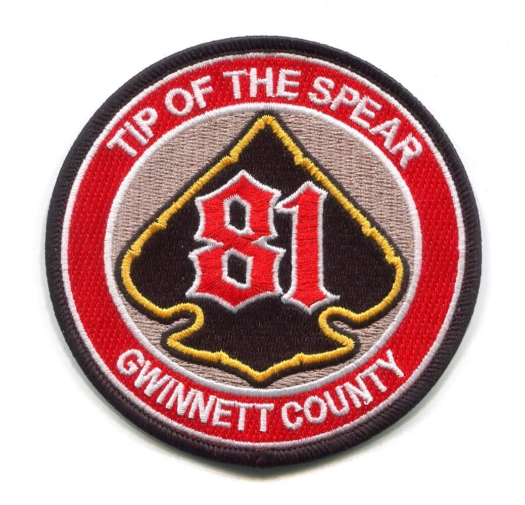 Gwinnett County Fire Department Medic 81 Rescue 81 EMS Patch Georgia GA