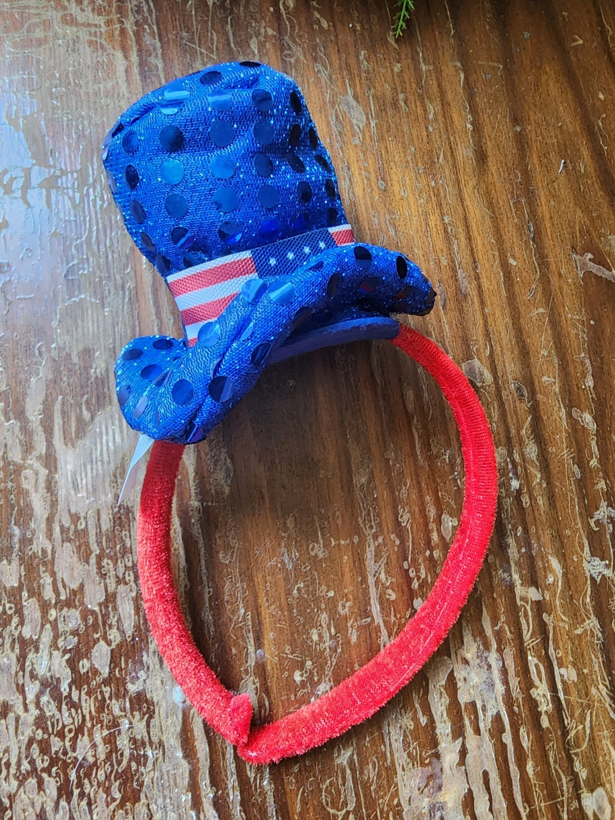 4th of July Independence Day Sparkly Hat Headband Dress-Up Funny