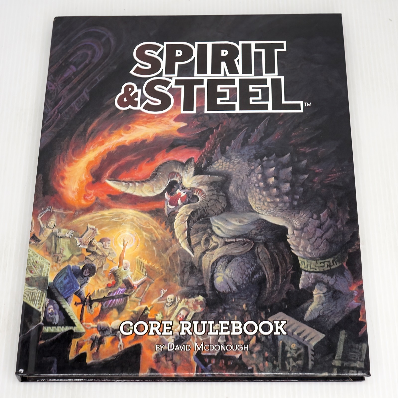 Spirit & Steel Core Rulebook by David McDonough 2023 Hardcover Minimalist TTRPG