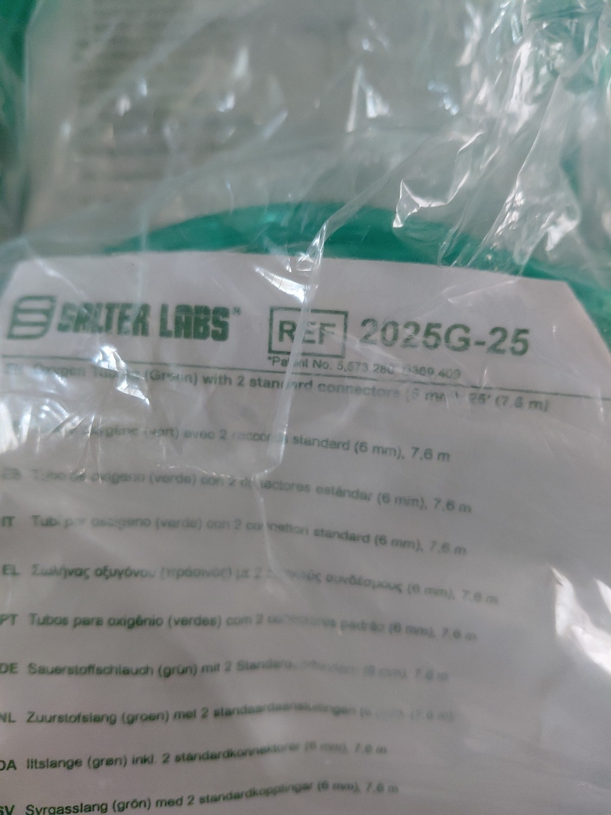 Oxygen Tubing Lot