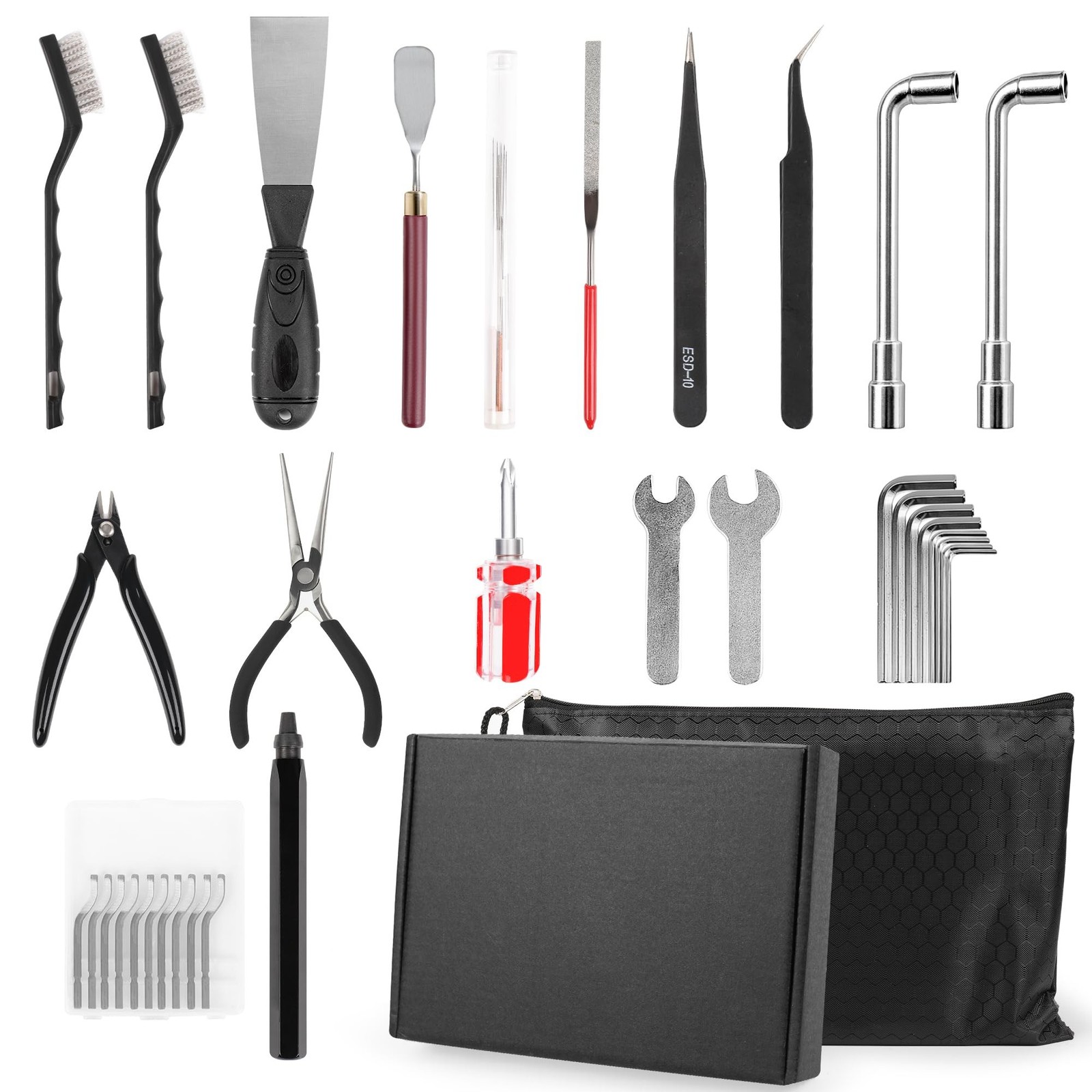 44PCS 3D Printer Tools Kit - 3D Printer Starter Kit - 3D Printing Accessories...