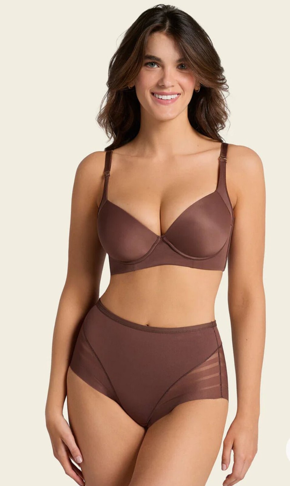 Lace striped undetectable classic shaper panty 012903
