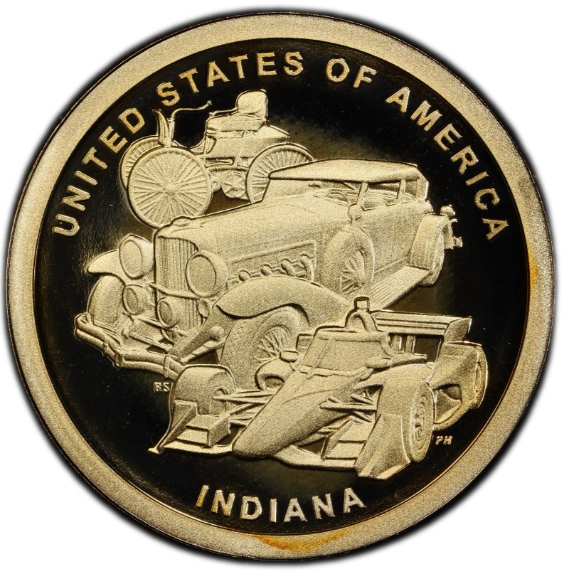 2023-S Proof Automobile Industry Indiana Innovation Dollar 1$