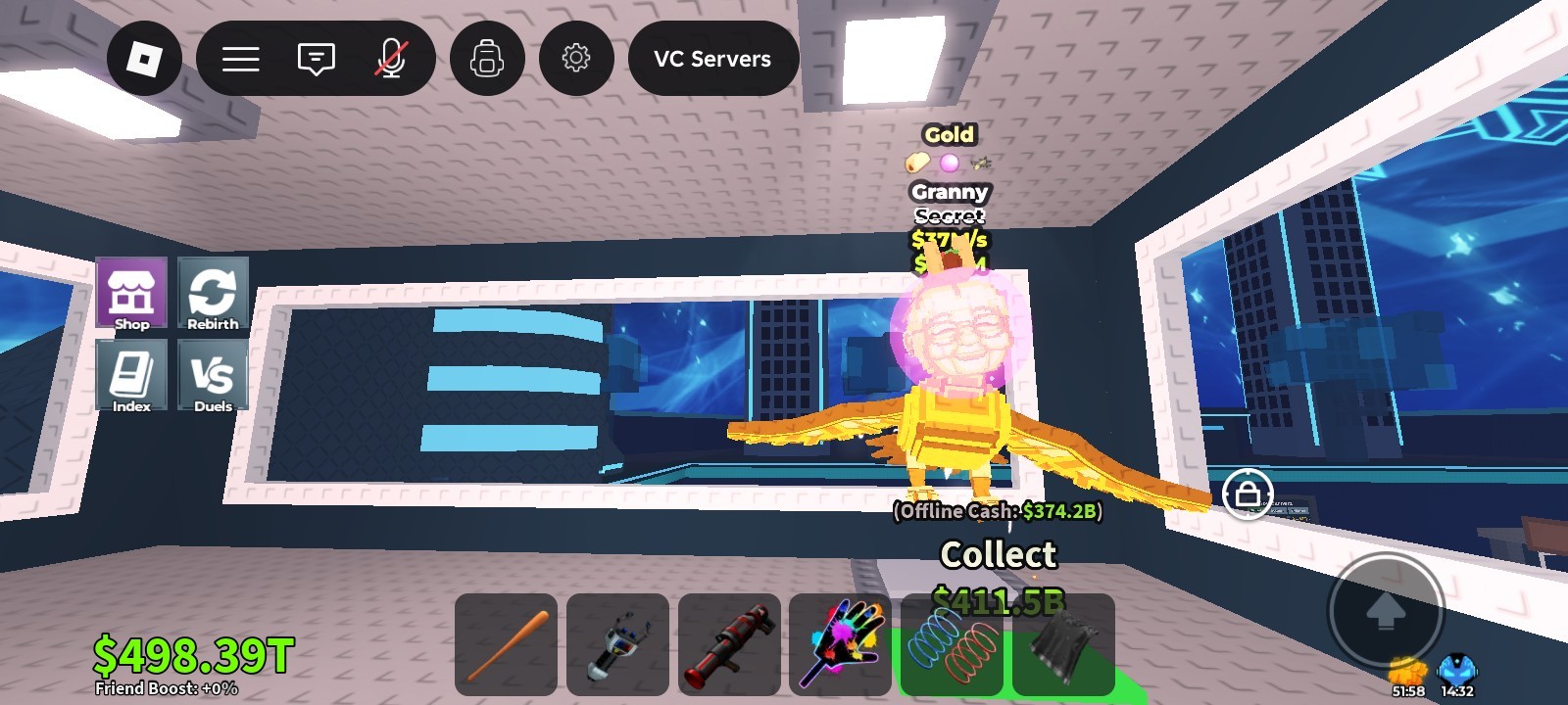 Roblox Secret Gold Granny Game Item Asset Virtual Collectible
