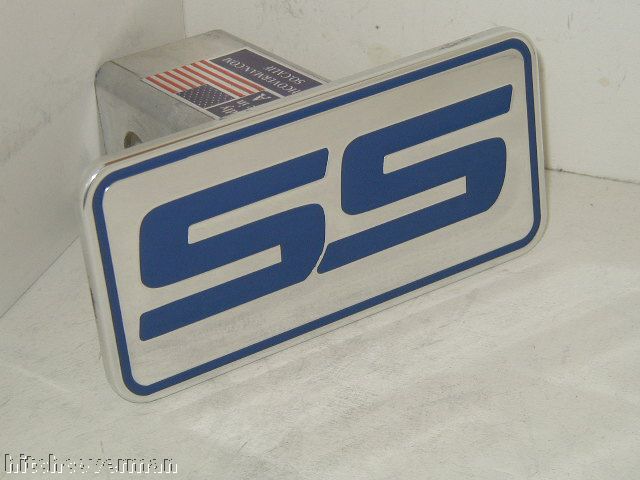 hitchcover, chevy trailblazer ss blue rectangle, chevy trailblazer