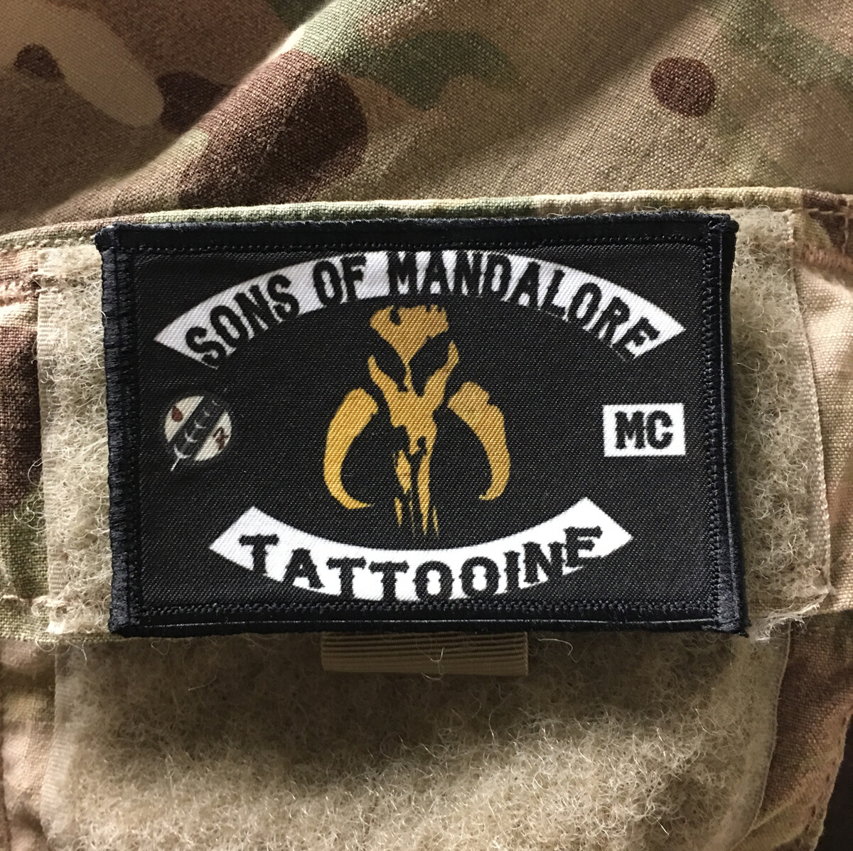 Oga's Cantina Ranco Coaster PATCH Hook and loop Morale Patch