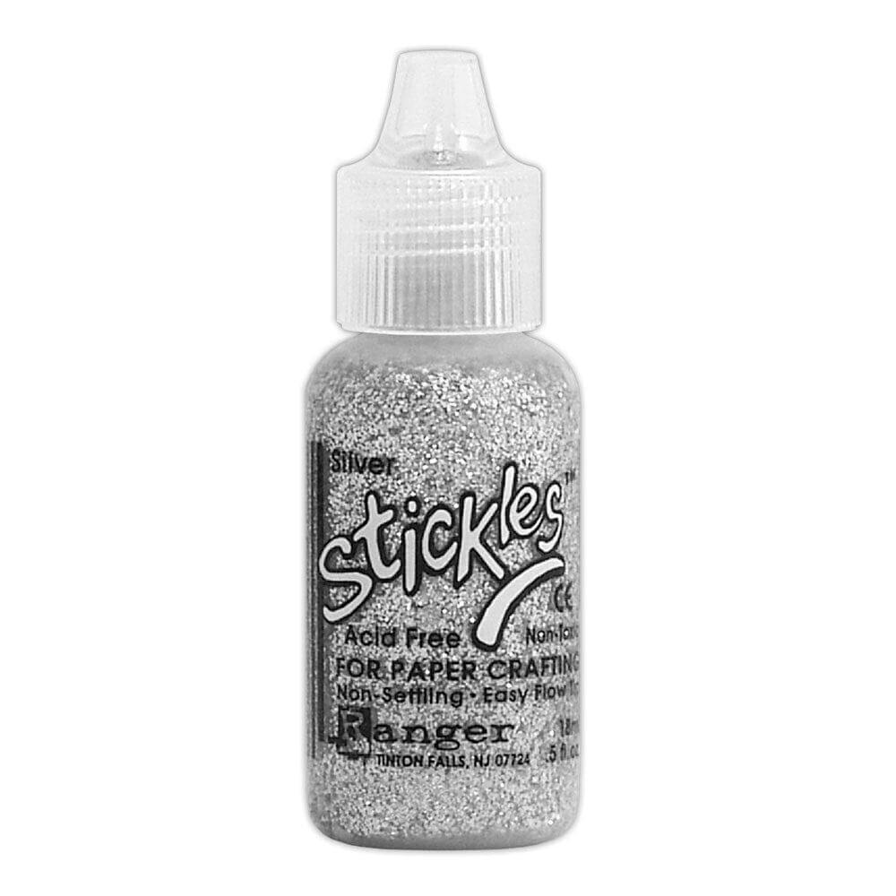 Ranger, Stickles Glitter Glue, Silver Glitter Glue, Silver Stickles, Metallic