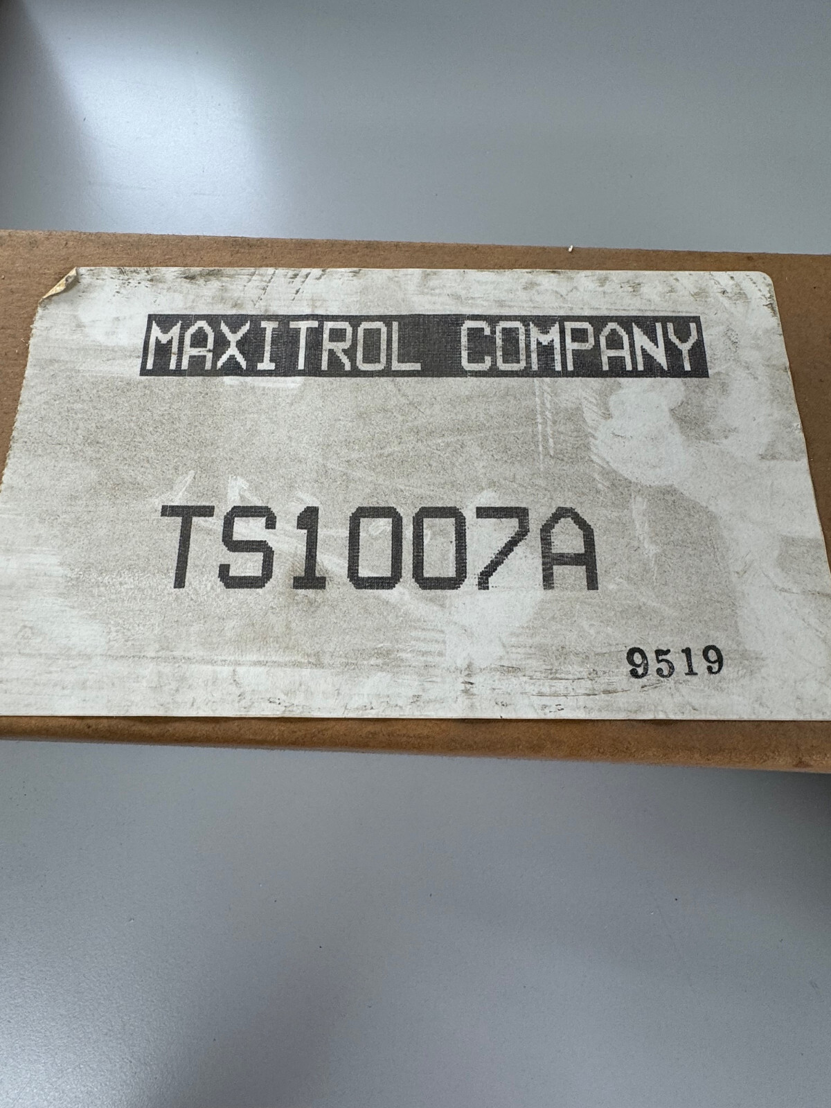 Maxitrol TS1007A w/ MT1-12 Inlet Air Sensor Reset Ratio 8:1 New Old Stock
