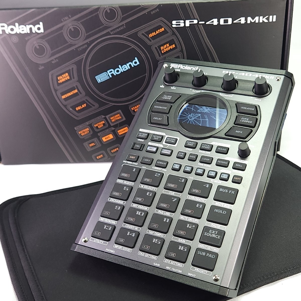 Roland SP-404MKII Sampler Tested Working w/ Soft Case From Japan