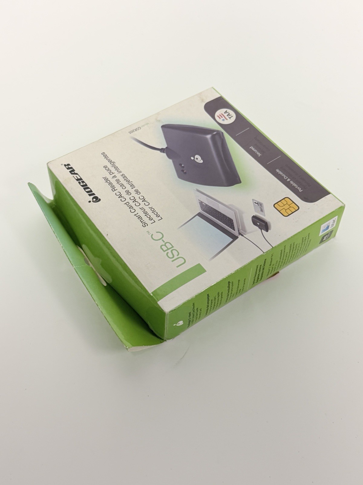 iogear usb-c smart card cac reader TAA compliant GSR205